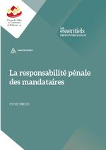 La responsabilité pénale des mandataires